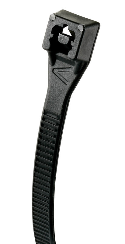 Gardner Bender DoubleLock 8 in. L Black Cable Tie 15 pk