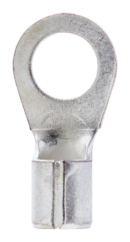 Jandorf Commercial Terminal Ring Uninsulated 6 AWG 3/8 in. Silver 2 pk