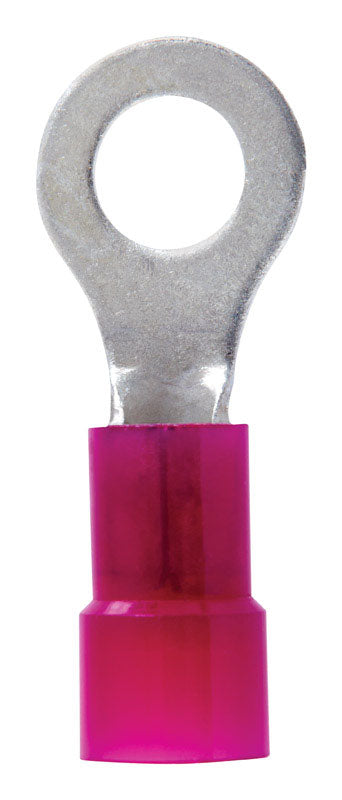 Jandorf Commercial Terminal Ring Nylon 8 AWG 5/16 in. Red 2 pk