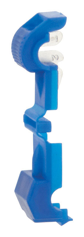 Jandorf Commercial Terminal Self-Stripping Plastic 18-14 AWG Blue 2 pk