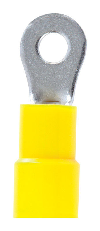Jandorf Commercial Terminal Ring Vinyl 12-10 AWG No. 6 Yellow 5 pk