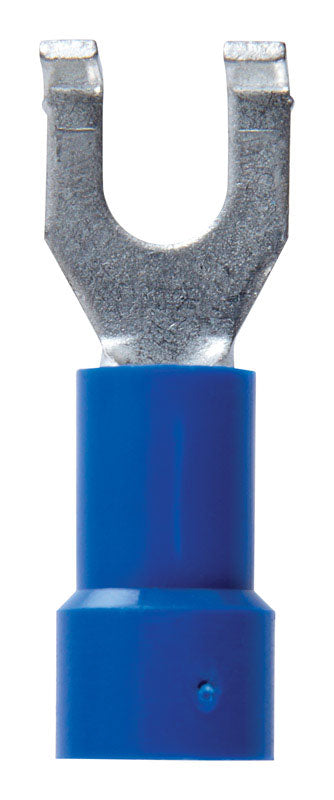Jandorf Industrial Terminal Flange Vinyl 16-14 AWG No. 6 Blue 5 pk