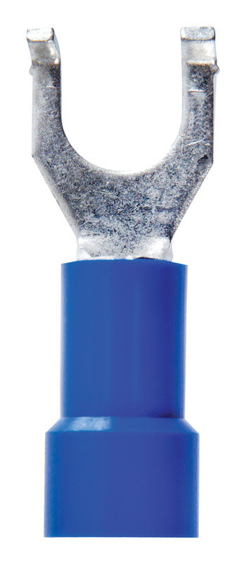 Jandorf Commercial Terminal Flange Vinyl 16-14 AWG No. 10 Blue 5 pk