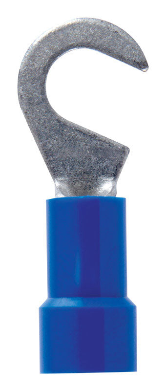 Jandorf Commercial Terminal Hook Vinyl 16-14 AWG No. 10 Blue 5 pk