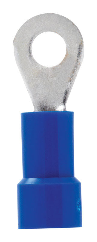 Jandorf Commercial Terminal Ring Vinyl 16-14 AWG No. 6 Blue 5 pk