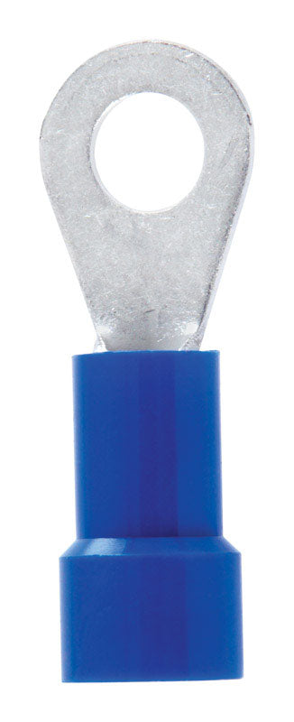 Jandorf Commercial Terminal Ring Vinyl 16-14 AWG No. 8 Blue 5 pk