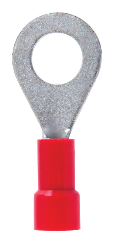 Jandorf Commercial Terminal Ring Vinyl 22-18 AWG 1/4 in. Red 5 pk