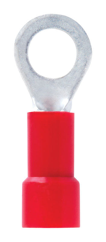 Jandorf Commercial Terminal Ring Vinyl 22-18 AWG No. 10 Red 5 pk