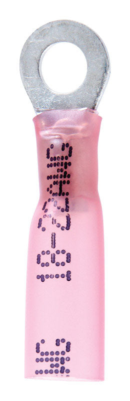 Jandorf Commercial Terminal Ring Copper 22-18 AWG No. 8 Red 2 pk