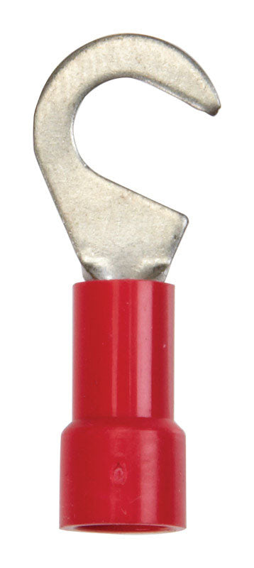 Jandorf Commercial Terminal Hook Vinyl 22-18 AWG No. 10 Red 5 pk