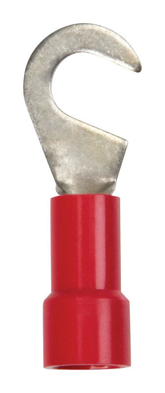 Jandorf Commercial Terminal Hook Vinyl 22-18 AWG No. 8 Red 5 pk