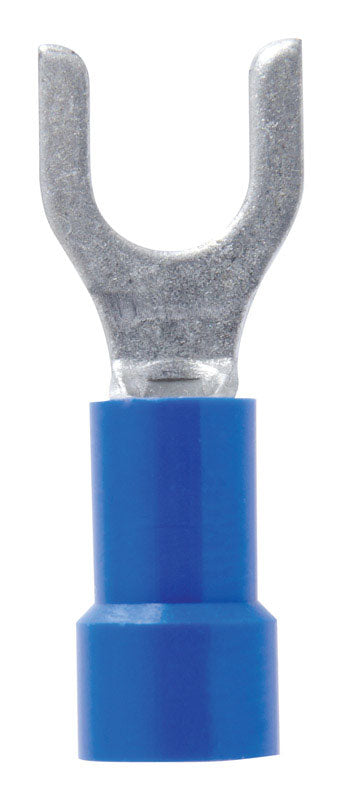Jandorf Commercial Terminal Spade Vinyl 16-14 AWG No. 10 Blue 5 pk