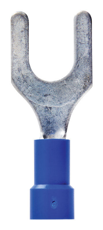 Jandorf Commercial Terminal Spade Vinyl 16-14 AWG 1/4 in. Blue 5 pk