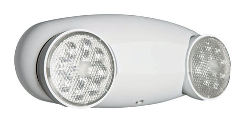 Lithonia Lighting White Metal Emergency Light Loss of AC power LED 120/277 volts