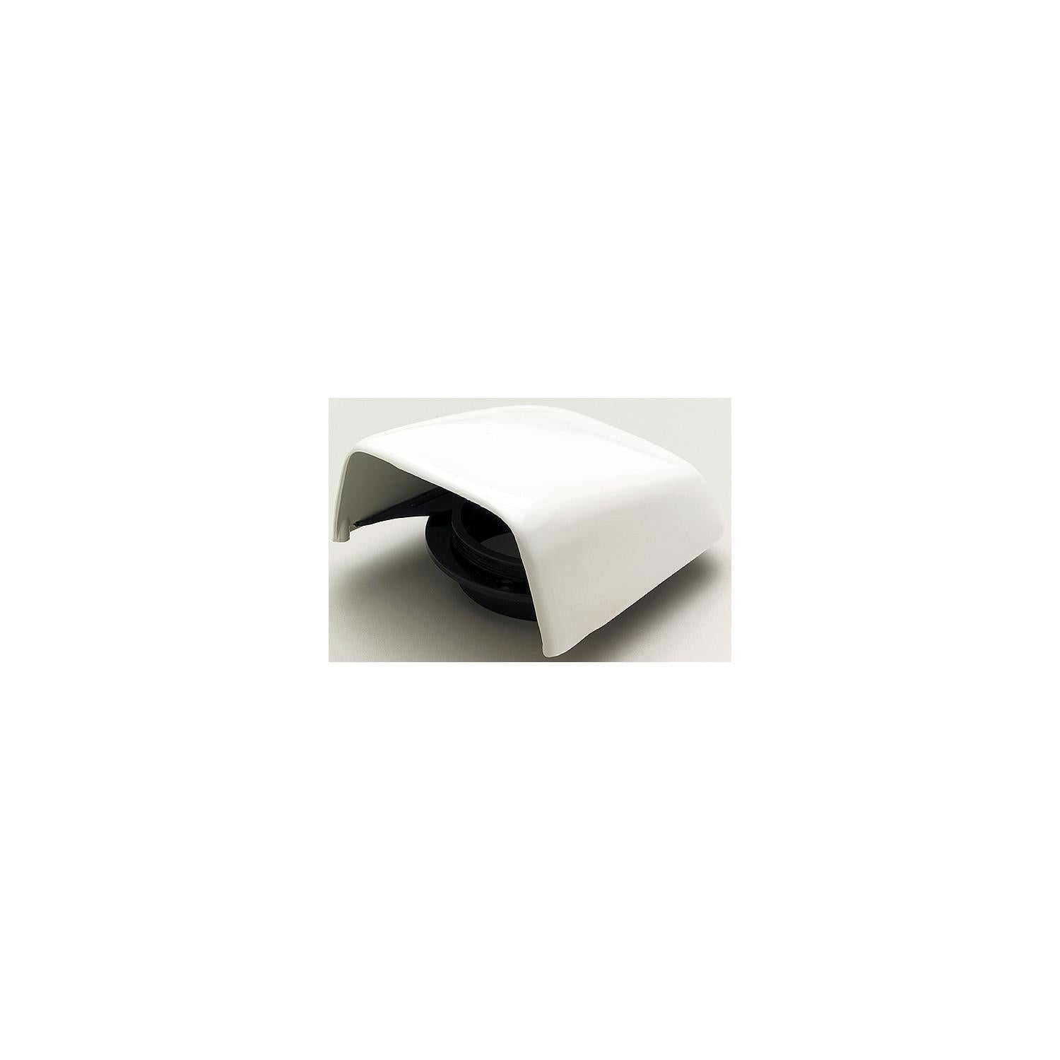 Beckson C7 Snap On Clam Vent With Hose Adapter, White 5-1/2″ W x 6-1/4 ...