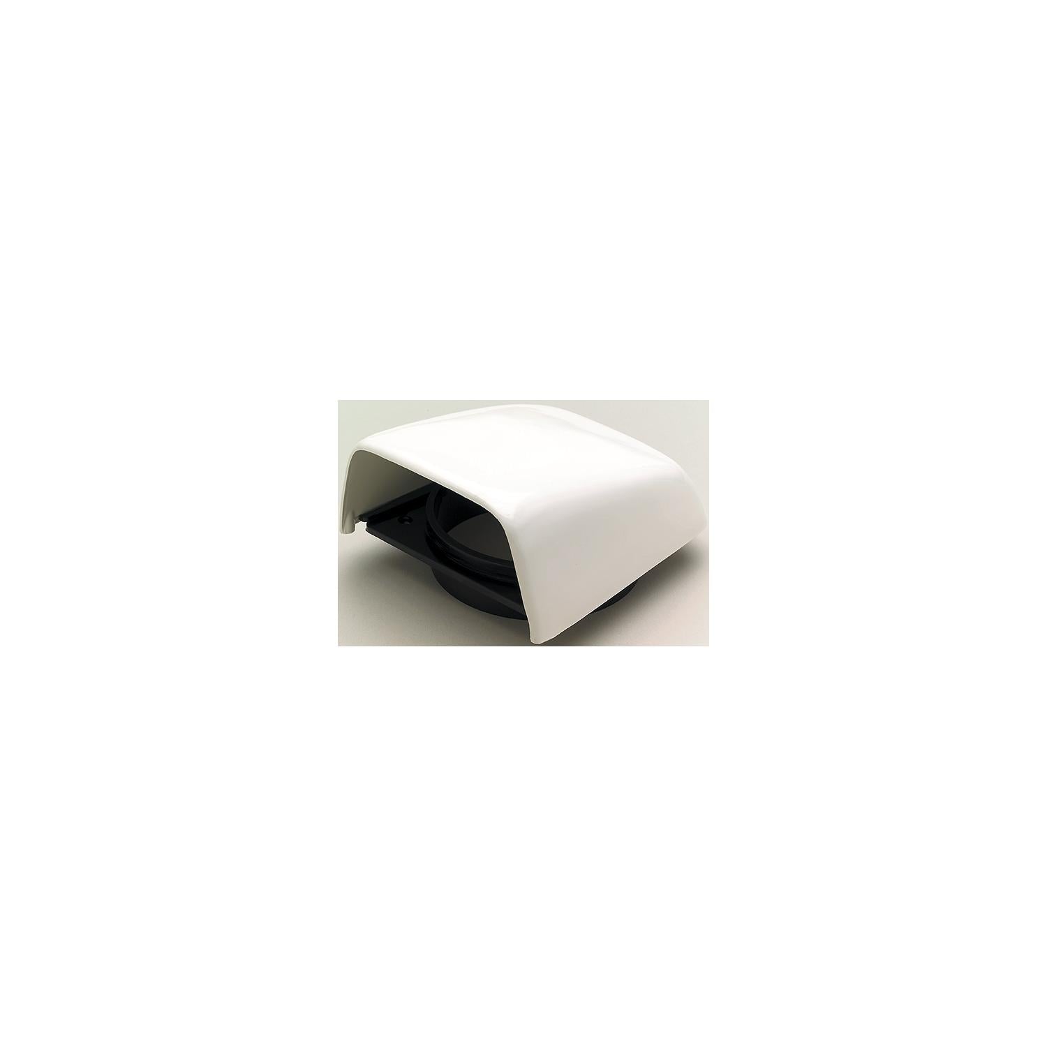 Beckson C8 Snap On Clam Vent With Hose Adapter, White 5-1/2″ W x 6-1/4 ...