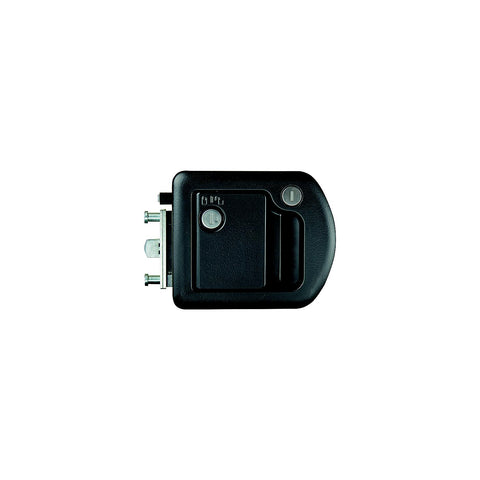 RV Designer T507 Black MH RV Entrance Door Handle Hardware with Deadbolt
