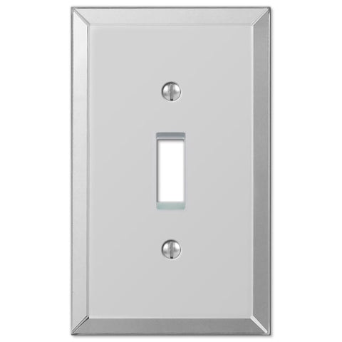 Amerelle Mirror Clear 1 gang Acrylic Toggle Wall Plate 1 pk