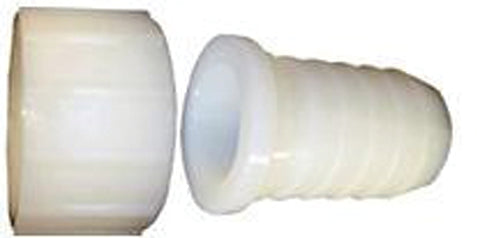 Anderson Metals 53746-1012 Hose Adapter, 5/8 in, Barb, 3/4 in, FGH, Nylon, Pack of 5