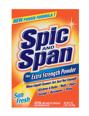 Spic and Span Extra Strength Sun Fresh Scent All Purpose Cleaner Powde ...