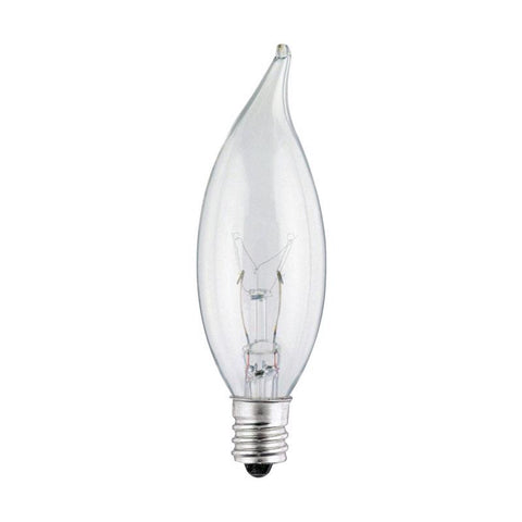 Westinghouse 25 W CA8 Decorative Incandescent Bulb E12 (Candelabra) Warm White 25 pk