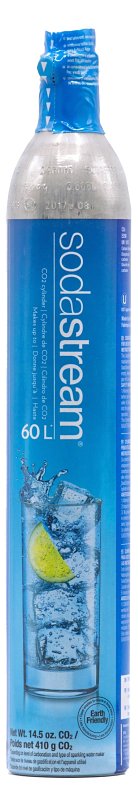 Sodastream 1032220010 Carbonating Cylinder, Specifications: 60 L Capacity, Aluminum, Pack of 18