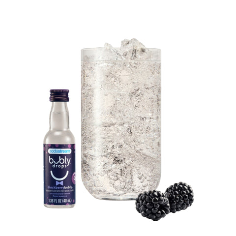 Sodastream bubly drops 1525248010 Soft Drink, Blackberry, 40 mL Bottle, Pack of 6