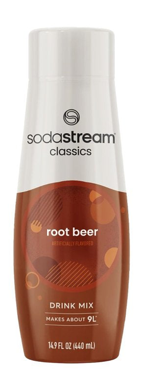 Sodastream Classics 1424203012 Soda Drink Mix, Water, Root Beer, 14.9 fl-oz Bottle