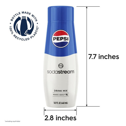 Sodastream 1924201011 Beverage Mix, Water, Pepsi, 14.9 fl-oz Bottle