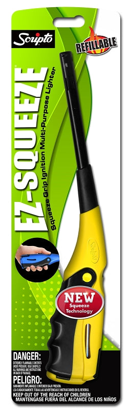 Scripto EZ-SQUEEZE BGM27-1/12CD Multi-Purpose Lighter, Refillable: Yes, Pack of 12