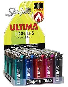 Calico Brands LD18L-50/ULTM Lighter Assortment with Display, Pack of 50