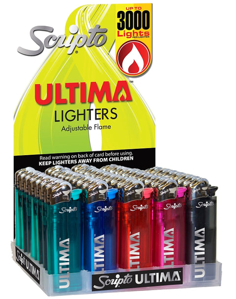 Calico Brands LD18L-50/ULTM Lighter Assortment with Display, Pack of 50