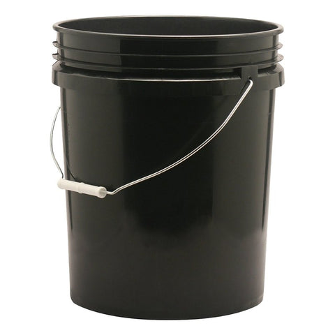 Leaktite-IPL Plastics 1123025 Pail, 5 gal Capacity, HDPE, Black