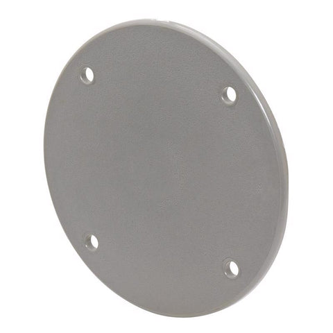 Sigma Engineered Solutions Round Plastic 4.29 in. H X 4.29 in. W Flat Box Cover