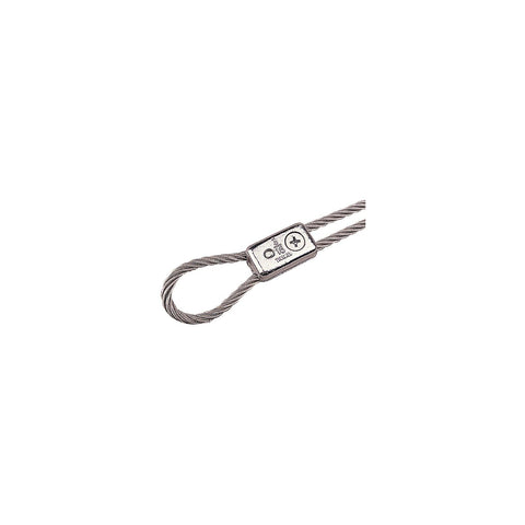 Chrome Plated Zinc Cable Clamp, Pair