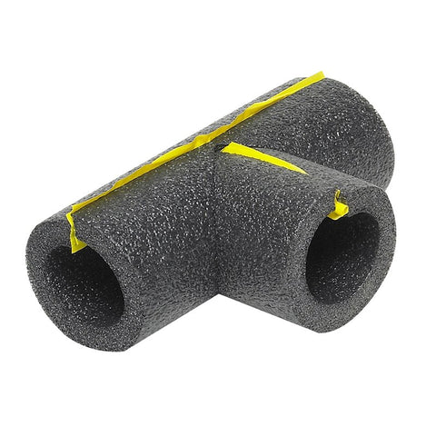 Frost King 5TEE78H Tee Pipe Insulation, 3/4 in Dia, Polyethylene Foam, 1/2, 3/4 in Pipe