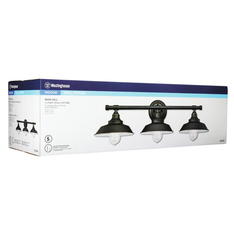 Westinghouse 3-Light Oil Rubbed Bronze Wall Sconce