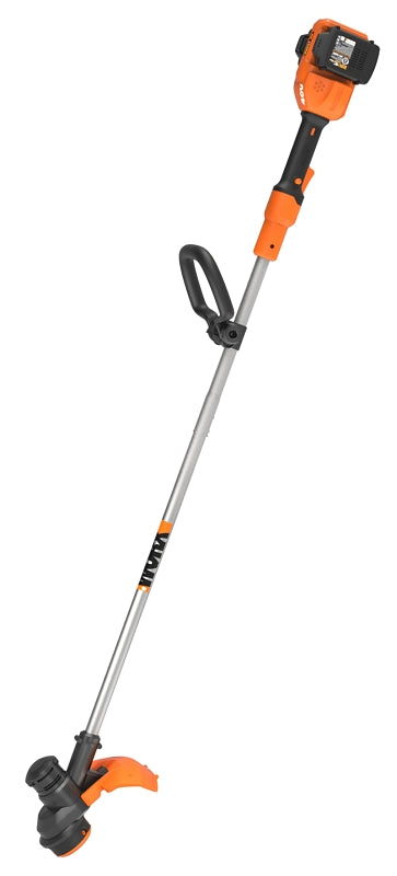 Worx WG183 Cordless String Trimmer, Battery Included, 2 Ah, 40 V, 0.065 in Dia Line, Adjustable, Auxiliary Handle