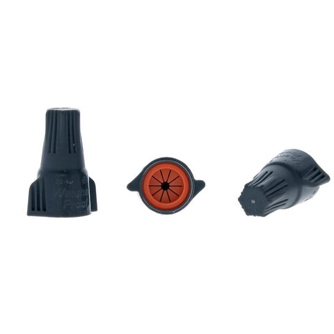 Ideal Industries WeatherProof Insulated Wire Wire Connector Gray 10 pk