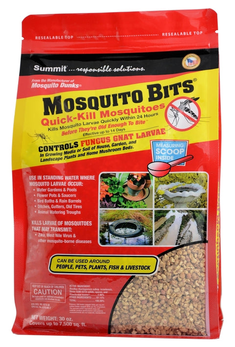 Summit 117-6 Mosquito Killer, Granular, 30 oz Bottle