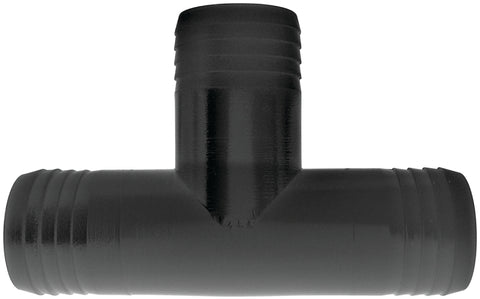 Green Leaf T114P Hose Adapter Tee, Polypropylene, Black