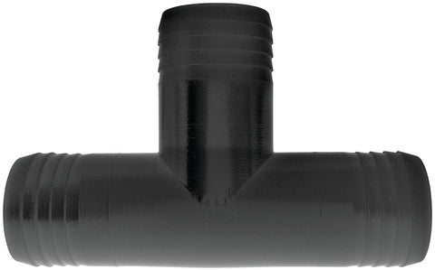 Green Leaf T200P Hose Adapter Tee, Polypropylene, Black