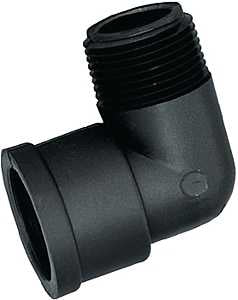 Green Leaf SE34P Street Pipe Elbow, 3/4 in, MPT x FPT, 90 deg Angle, Polypropylene