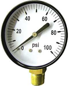 Green Leaf SG 100 1PK Pressure Gauge, Standard