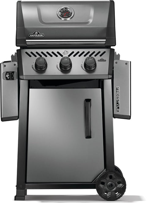 Napoleon FREESTYLE 365 Series F365DPGT Gas Grill, 33,000 Btu, Liquid Propane, 3-Burner, Side Shelf Included: Yes
