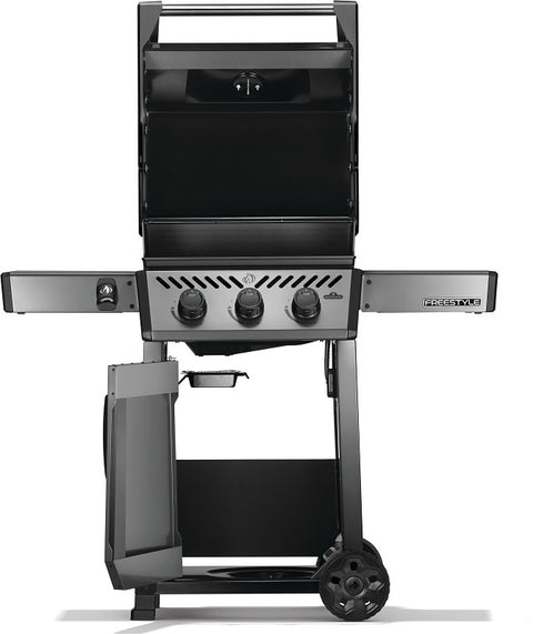 Napoleon FREESTYLE 365 Series F365DPGT Gas Grill, 33,000 Btu, Liquid Propane, 3-Burner, Side Shelf Included: Yes