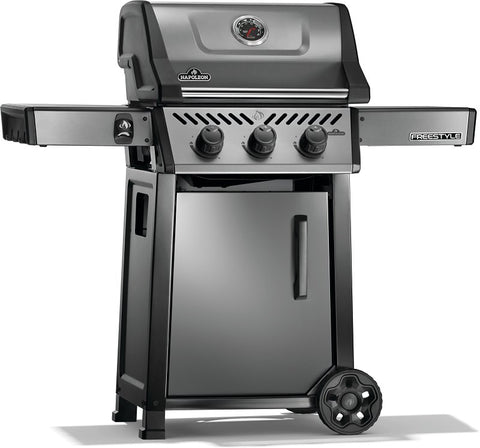 Napoleon FREESTYLE 365 Series F365DPGT Gas Grill, 33,000 Btu, Liquid Propane, 3-Burner, Side Shelf Included: Yes