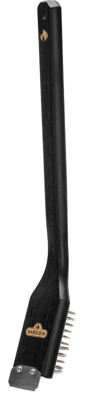Napoleon Essential Series GABR002 Grill Brush, Stainless Steel Bristle, Wood Handle