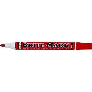 Dykem 84006 Permanent Paint Marker, Red