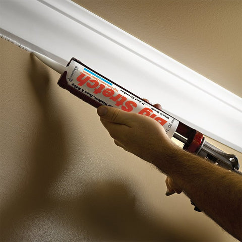 Big Stretch 10080 Elastomeric Sealant, Sandstone, 4 to 5 days Curing, 40 to 120 deg F, 10.5 oz, Pack of 12